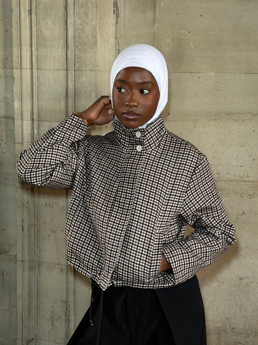 Veste à carreaux